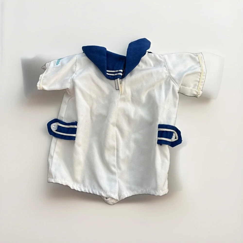 Vintage Cabbage Patch Kids Sailor Romper Clothing 1980's KT Factory Blue